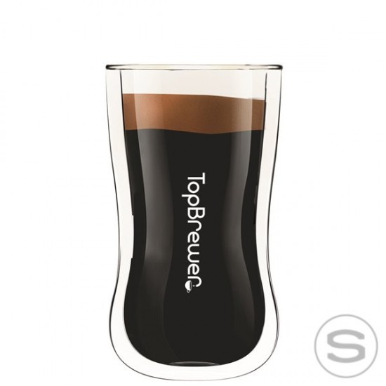 TopBrewer double wall glass Medium, 6oz (1db)